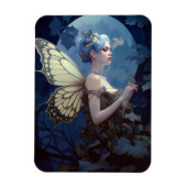 Blue Woodland Fairy Fantasy Art Magneet (Verticaal)
