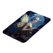 Blue Woodland Fairy Fantasy Art Magneet (Linkerzijde)