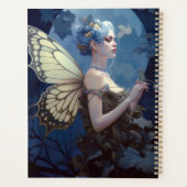 Blue Woodland Fairy Fantasy Art Planner (Achterkant)