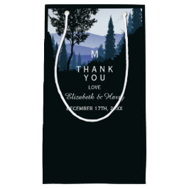 Blue Woodland Forest, rustieke bruiloft dank u Klein Cadeauzakje