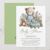 Blue Woodland We kunnen nauwelijks wachten jongen  Kaart (Voorkant / Achterkant)