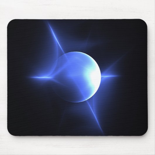 Blue World Mousepad Muismat (Voorkant)