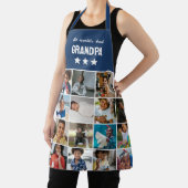 Blue World's beste opa fotocollage Schort (Insitu)