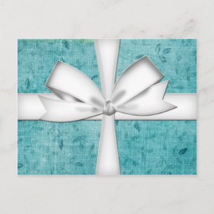 Blue Wrapping Gift Briefkaart