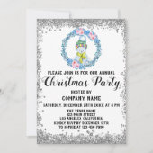 Blue Wreate Company Holiday Kerstparty Silver Kaart (Voorkant)