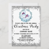 Blue Wreate Company Holiday Kerstparty Silver Kaart (Voorkant)