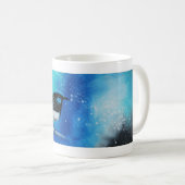 Blue Wren Fine Art Mok (Voorkant rechts)