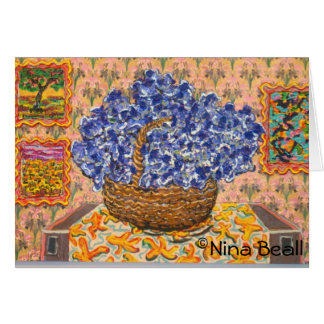 "Blue Wysteria w/Onion" door Nina Beall