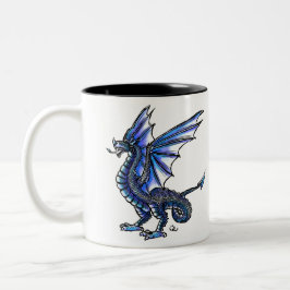 Blue Wyvern-Mok Tweekleurige Koffiemok