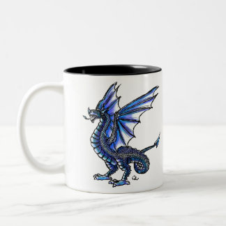 Blue Wyvern-Mok Tweekleurige Koffiemok