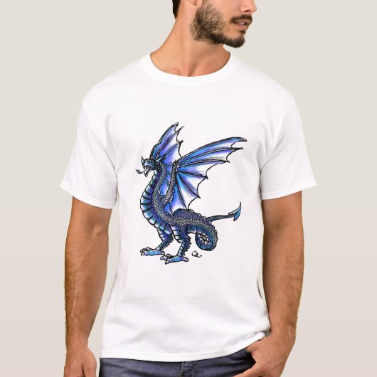 Blue Wyvern T-shirt (Voorkant)
