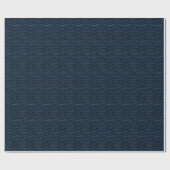 Blue Yacht Pattern Cadeaupapier (Vlak)