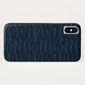 Blue Yacht Pattern Case-Mate iPhone Case (Achterkant (horizontaal))
