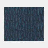 Blue Yacht Pattern Fleece Deken (Voorkant (Horizontaal))