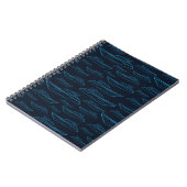Blue Yacht Pattern Notitieboek (Linkerzijde)