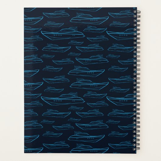 Blue Yacht Pattern Planner (Achterkant)