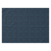 Blue Yacht Pattern Tafelkleed (Voorkant (Horizontaal))