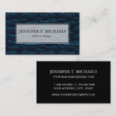 Blue Yacht Pattern Visitekaartje (Voorkant / Achterkant)