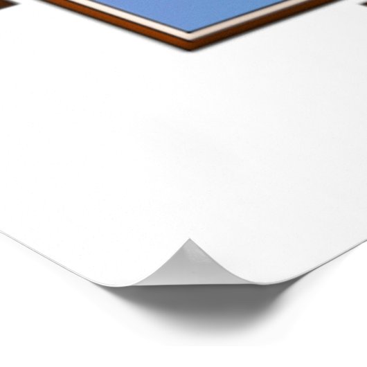 BLUE YANTRA POSTER (Hoek)