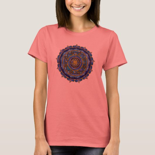Blue Yantra T-shirt (Voorkant)