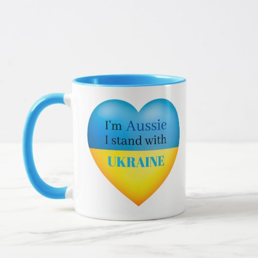 Blue Yellow Australian Ik sta bij de Oekraïense Mo Mok (Links)