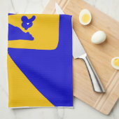 blue&yellow beer キッチンタオル theedoek (Quarter Fold)