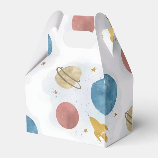 Blue Yellow Buitenspace Boy Dank je verjaardag Bedankdoosjes (Achterkant)