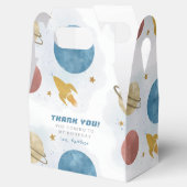 Blue Yellow Buitenspace Boy Dank je verjaardag Bedankdoosjes (Geopend)