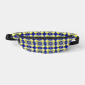 Blue Yellow Checker Argyle Pattern Heuptasje (Voorkant)