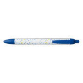 Blue Yellow Comet Meteorites Pen (Achterkant)