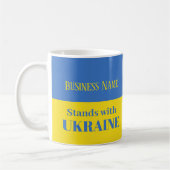 Blue Yellow Flag Business Oekraïne Koffiemok (Links)