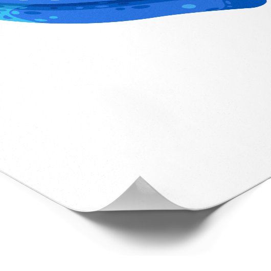 Blue Yellow Frog Digital Print | Frog Wall Print (Hoek)