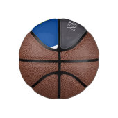 Blue Yellow Gold Personalized Number etching Basketbal (Rechts)