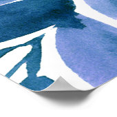 Blue Yellow Lemons Vrijgezellenfeest Welkomstbord Poster (Hoek)