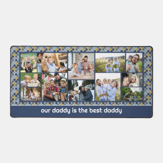 Blue Yellow Mosaic Tile Pattern 12 Photos Best Dad Bureaumat (Voorkant)