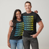 Blue Yellow Pigeon Racing T-shirt (Unisex)