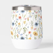 Blue Yellow Pink Floral Wildflower (Voorkant)