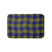 Blue Yellow Plaid Checker Seamless Pattern Badmat (Voorkant)