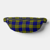 Blue Yellow Plaid Checker Seamless Pattern Heuptasje (Liggend)