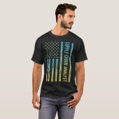 Blue Yellow Supply Chain Analyst T-shirt (Voorkant volledig)