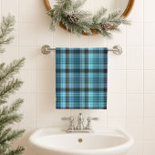 Blue Yellow Tartan Towel – Cozy Gift for Men Bad Handdoek