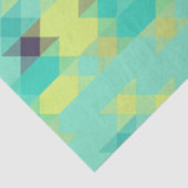 blue yellow turquoise yellow and aqua  tissuepapier (Detail)