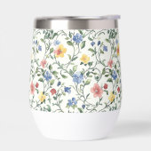 Blue Yellow Watercolor Wildflower  (Links)