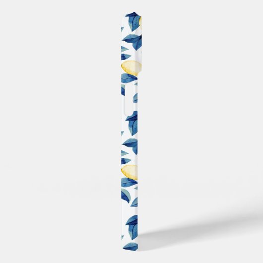 Blue Yellow Wildflower Lemon Case-Mate iPhone Case (Achterkant / Rechts)