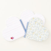 Blue Yellow Wildflower Pattern Notitieboek (Binnen)