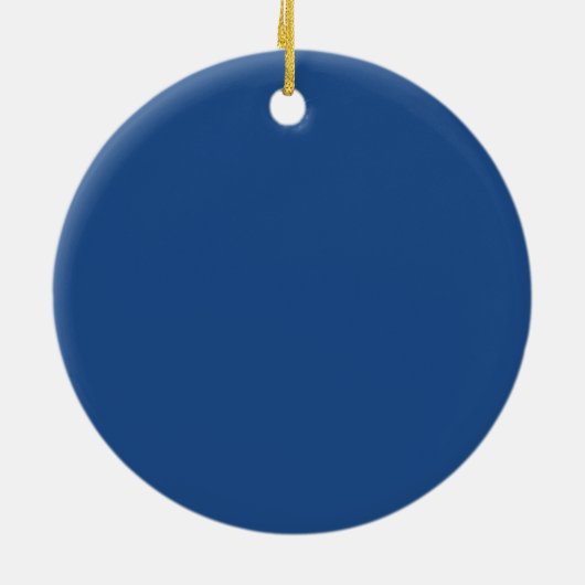 Blue Yin Yang Lotus ornament (Achterkant)