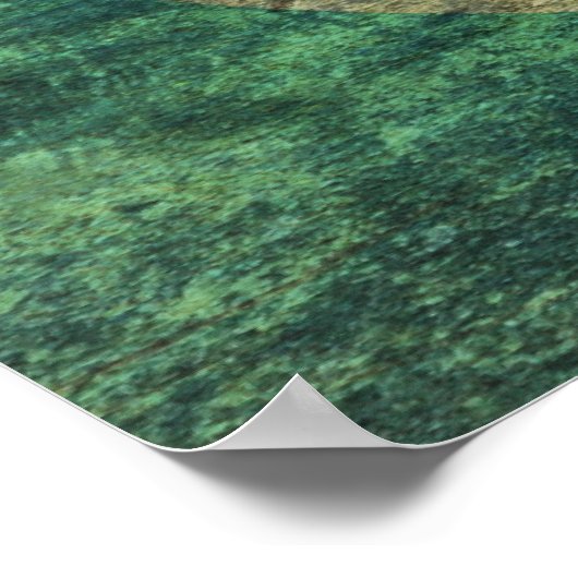 Blue Yin Yang Poster (Hoek)