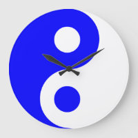 Blue Yin Yang Symbol