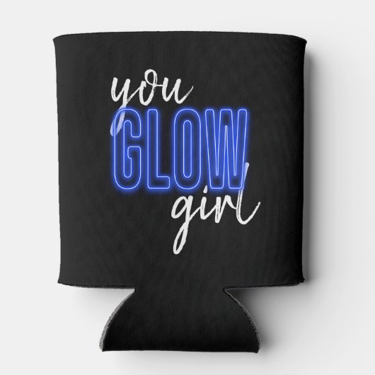 Blue You Glow Meisje Koelbox Blikjeskoeler (Achterkant)