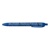 Blue Zebra Animal Print Pen (Bodem)